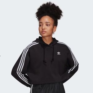 ADIDAS CROPPED HOODIE